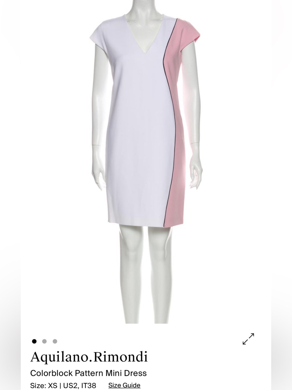 Aquilano Rimandi Colorblock Dress